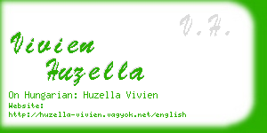 vivien huzella business card